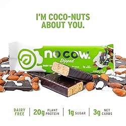 NO COW Chocolate Coconut Almond Dipped Bar 12