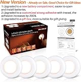 STAR-SPANGLED Tap Light 2.8 inch 5 Pack Warm White Battery Operated view 6