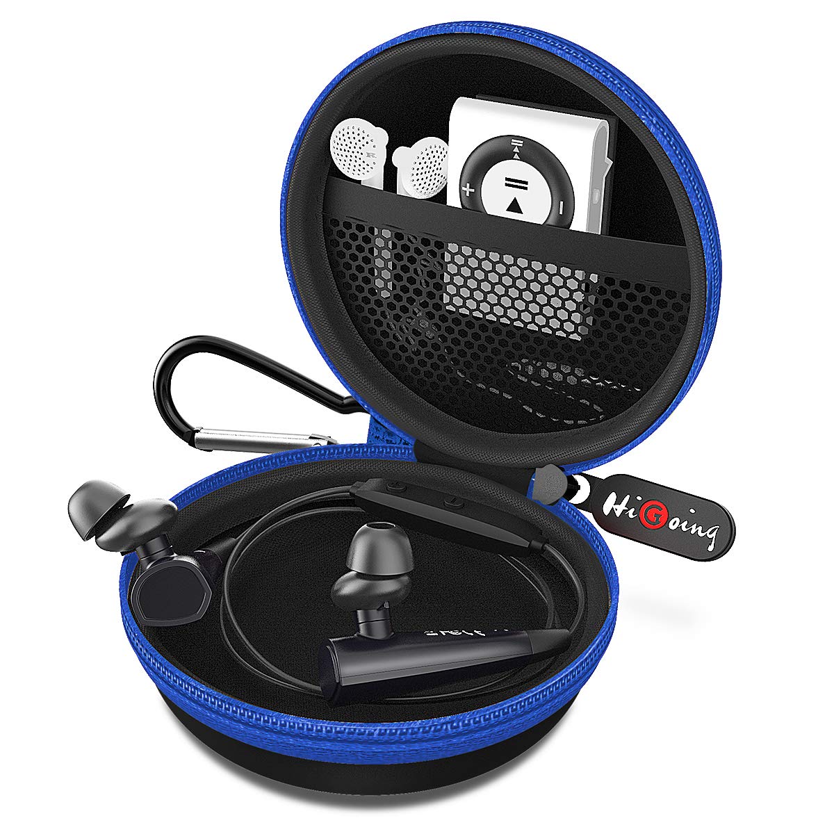 Home & Kitchen Storage & Organization Earphone Carrying Case Square