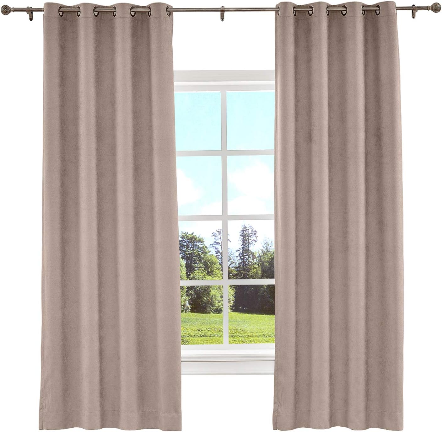 TWOPAGES Blackout Solid Drapes for Living Curta 40% OFF Cheap Sale