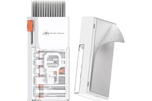 GRETE GOTYE 10-in-1 Keyboard Cleaner, Laptop Cleaning Kit Lens Pen for DSLR Cameras, 3 in 1 Earbud Cleaner Pen, Computer Cleaning Kit, Polish Cleaning Cloth Brush for Screen/Electronic/MacBook/Phone/iPad/PC/
