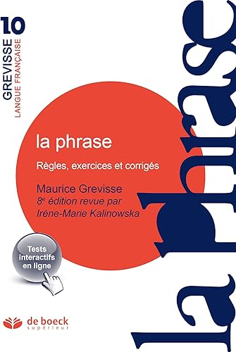 Download La phrase : Règles, exercices et corrigés PDF