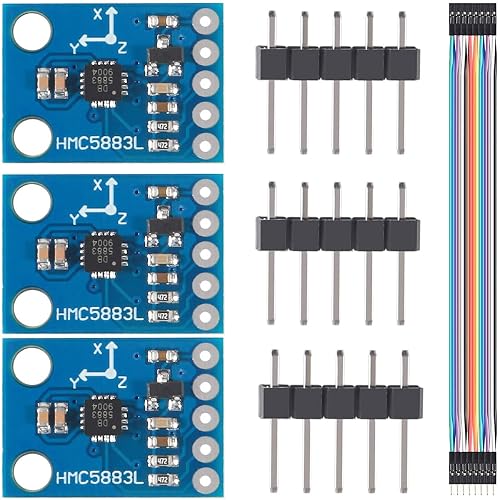 DAOKI 3V-5V GY-273 QMC5883L Triple Axis Compass Magnetometer Sensor ...