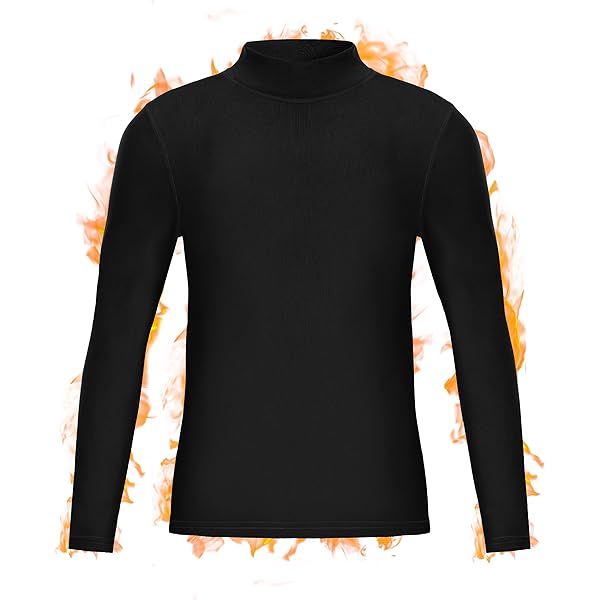 Amazon.com: Ewedoos Youth Boys Compression Thermal Shirt Long
