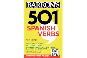 501 Spanish Verbs, Tenth Edition (Paperback or Softback)