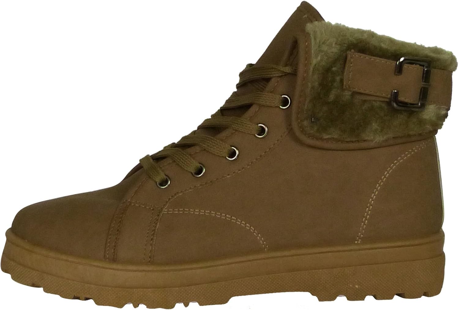 ladies khaki trainers