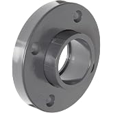 Spears 854-010 PVC Pipe Fitting, Van Stone Flange, Class 150, Schedule 80, Gray, 1" Socket