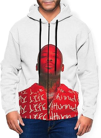 4hunnid hoodie red