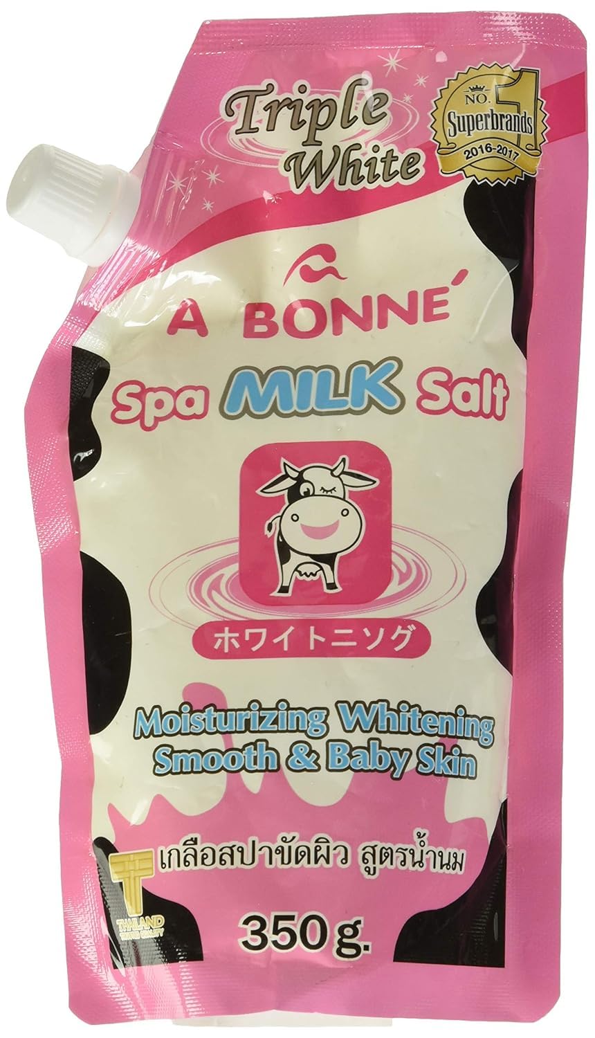 Bonne Spa Milk Salt: Moisturizes, Whitens & Softens Skin – 350g Luxurious Body Care for Smooth, Radiant Skin