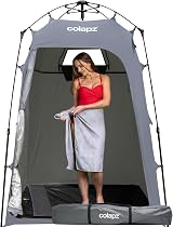Colapz Camping Shower Tent Privacy Shelter 2.1m High Pop Up view 1