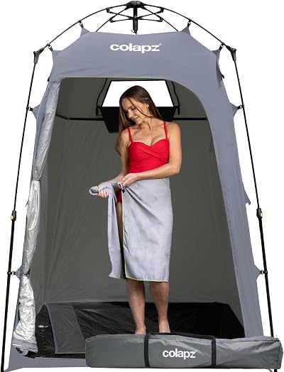 Colapz Camping Shower Tent Privacy Shelter 2.1m High Pop Up