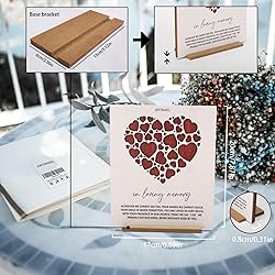 ARTINAEL in Loving Memory Wedding Sign - Heartfelt