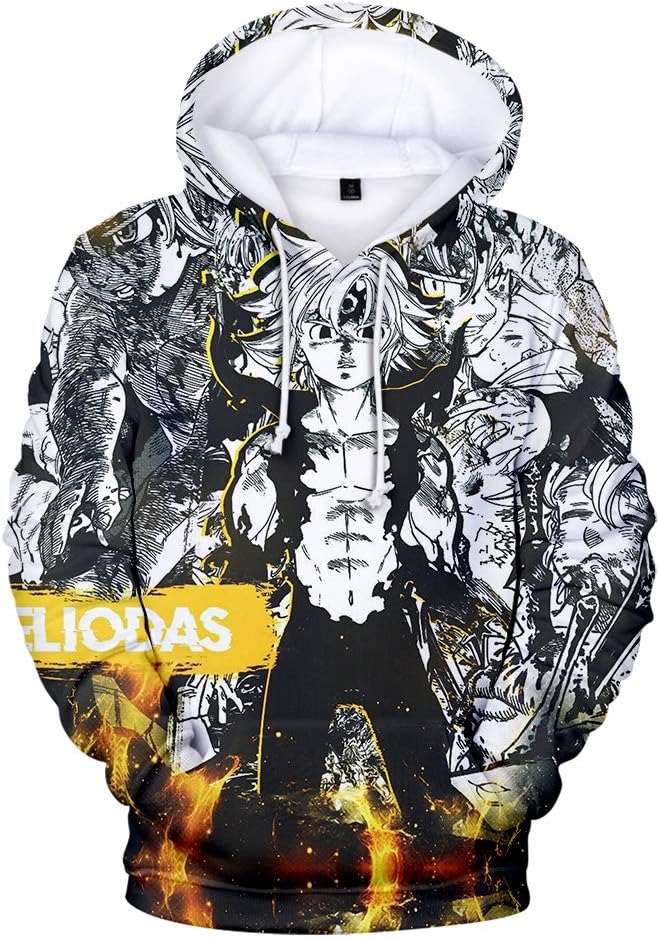 Unisex 3D Print Hoodies Funny Cool Graphic Sweatshirts with Pockets for Men Women