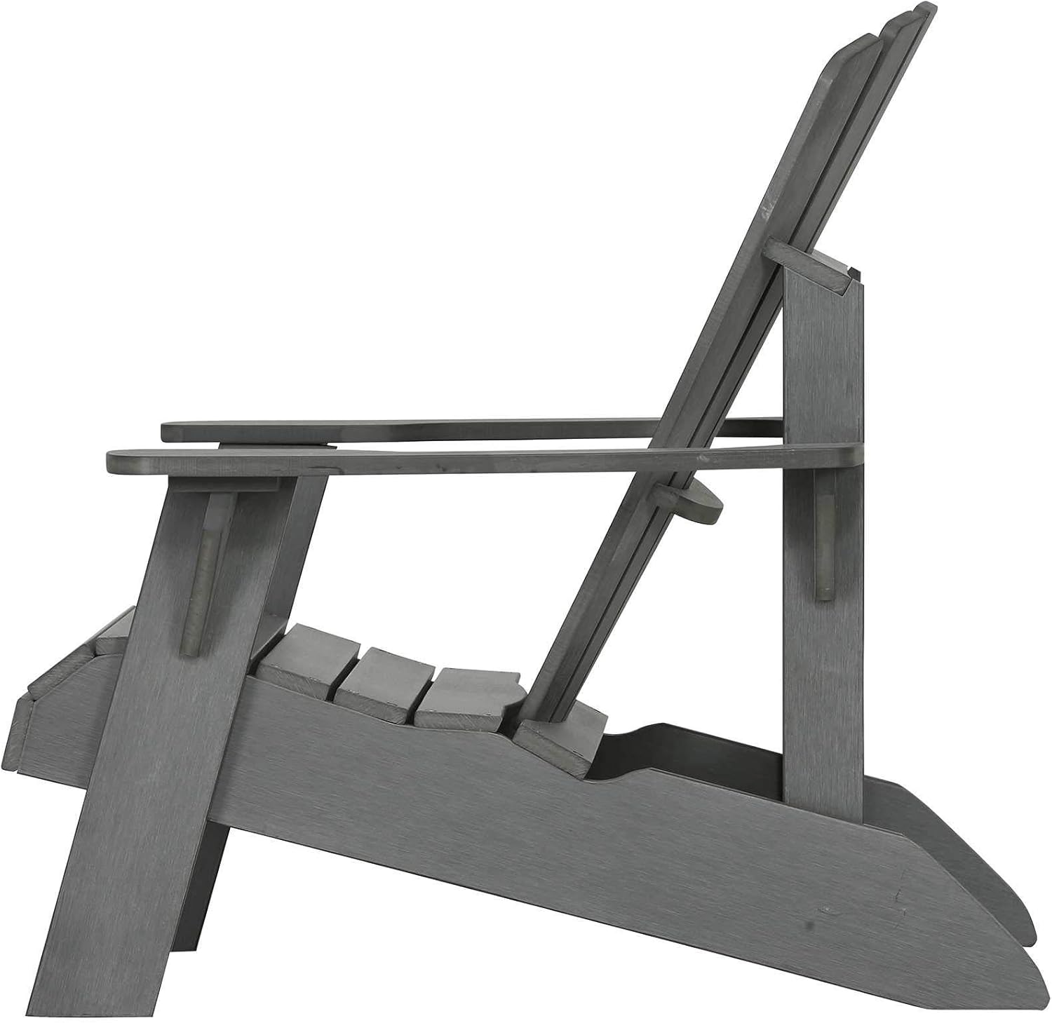 Lifetime Faux Wood Adirondack Chair, Gray - 60204 : Garden & Outdoor