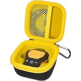 Comecase Case Compatible with DEWALT Wearable Bluetooth Speaker, Magnetic Clip-On Wireless Portable Mini Speaker Storage Holder Bag - Inside Yellow (Box Only)
