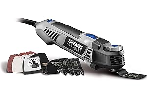 Dremel MM50-DR-RT 120V 5 Amp Corded Multi-Max Oscillating Multi Tool with Accessories (Renewed)