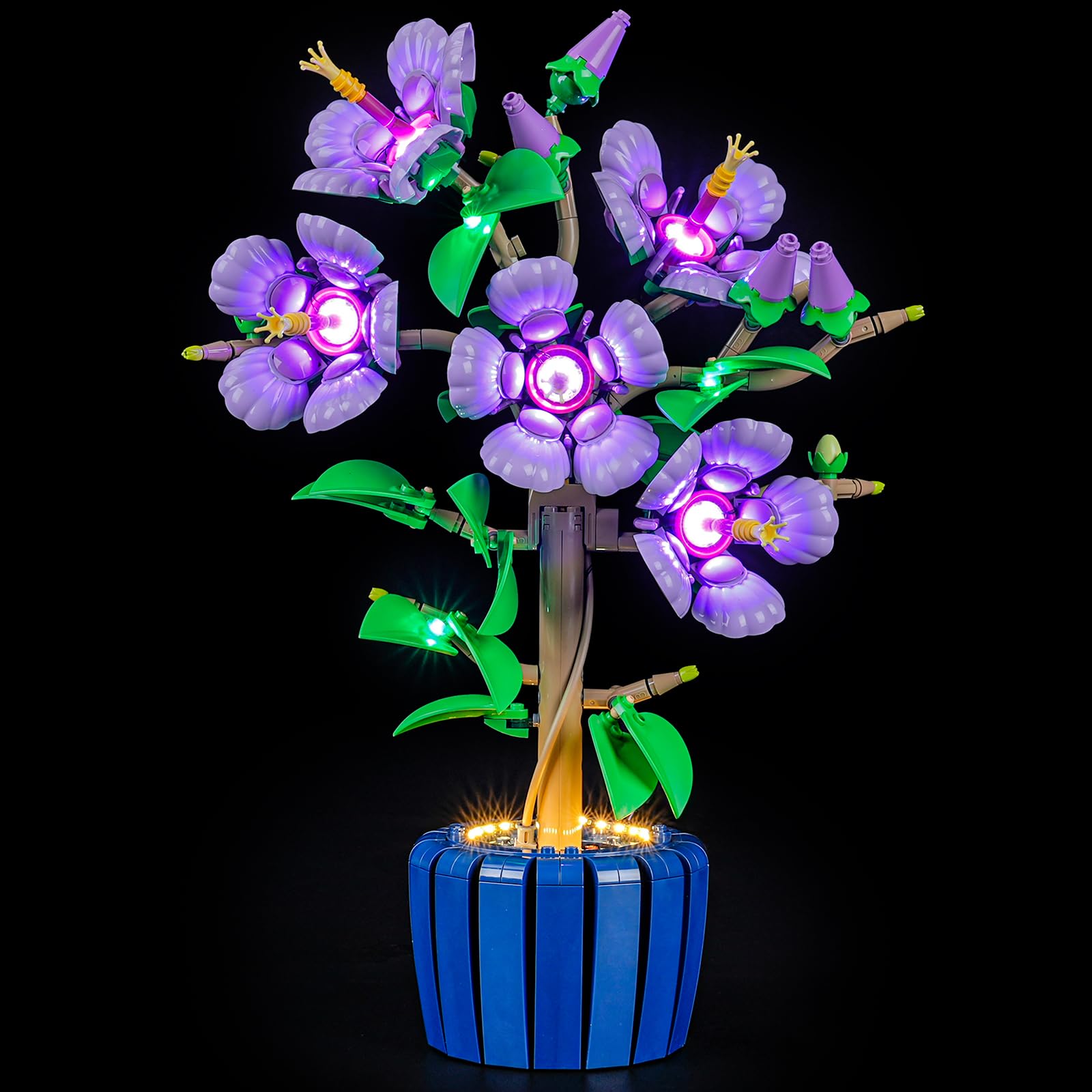 Photo 1 of ***LIGHT KIT***Mililier LED Light Kit for Lego 10372 Hibiscus Flowers, Compatible with Lego 10372 Building Blocks Model(Not Include Blocks Set)***LIGHT KIT***