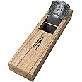 KAKURI Japanese Block Plane 50mm for Woodworking, KANNA Smoothing Plane Manual Hand Planer Tool for Finishing Wood, 9.5 x 2.5 x 2.3 inches, ECO Oak Body, Made in JAPAN