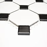 FLIESENTOPSHOP 1 qm - Mosaik Fliesen Keramik octagon weiß schwarz