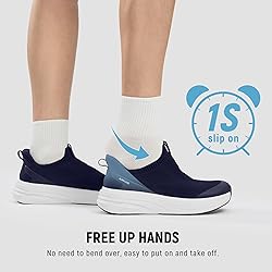 AIRHAS Womens Wide Toe Box Walking Shoes Slip On