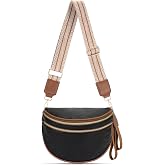 oscaurt Crossbody Bag Bum Bag for Women Leather Sling Purses for Travel | Trendy Fanny Pack with Adjustable Strap, Cute Diaper Bag Mom Bag for Everyday, Large Shoulder Handbags Purses Belt Bag