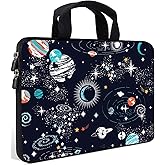 AMARY Laptop Sleeves 11.6" 12" Laptop Handle Bag Neoprene Notebook Carrying Pouch Chromebook Sleeves case Ultrabook Case Tablet Cover Fit Apple MacBook Air HP DELL Lenovo Asus for Men Women (Galaxy)
