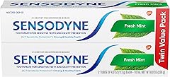 Sensodyne Fresh Mint Sensitive Toothpaste, ADA Accepted Toothpaste for Cavity Prevention and Sensitive Teeth Treatment - 4 Ou
