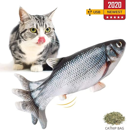 Namsan Electric Moving Fish Cat Toy Fish Kicker Cat Catnip Toy Funny