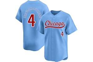 NZUONODAI Custom Mens/Women/Youth Chicago Baseball Stitched T-Shirt for Sports Fan