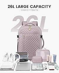LOVEVOOK Travel Backpack for Women, Carry on