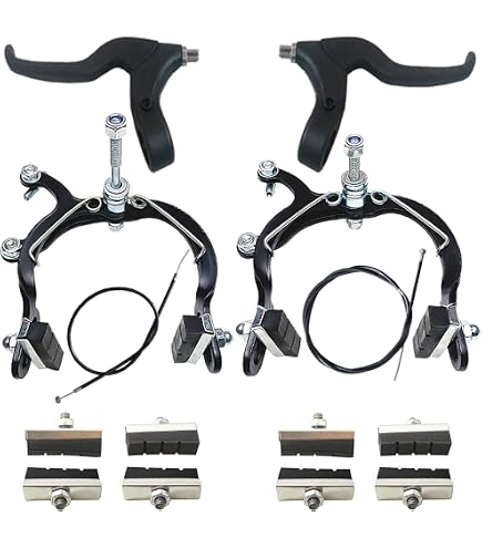 Kit Pinze Freno Sunlite MX1000 A Estrazione Laterale 73-92 Mm – Leva E Cavo Neri Inclusi - Foto 2