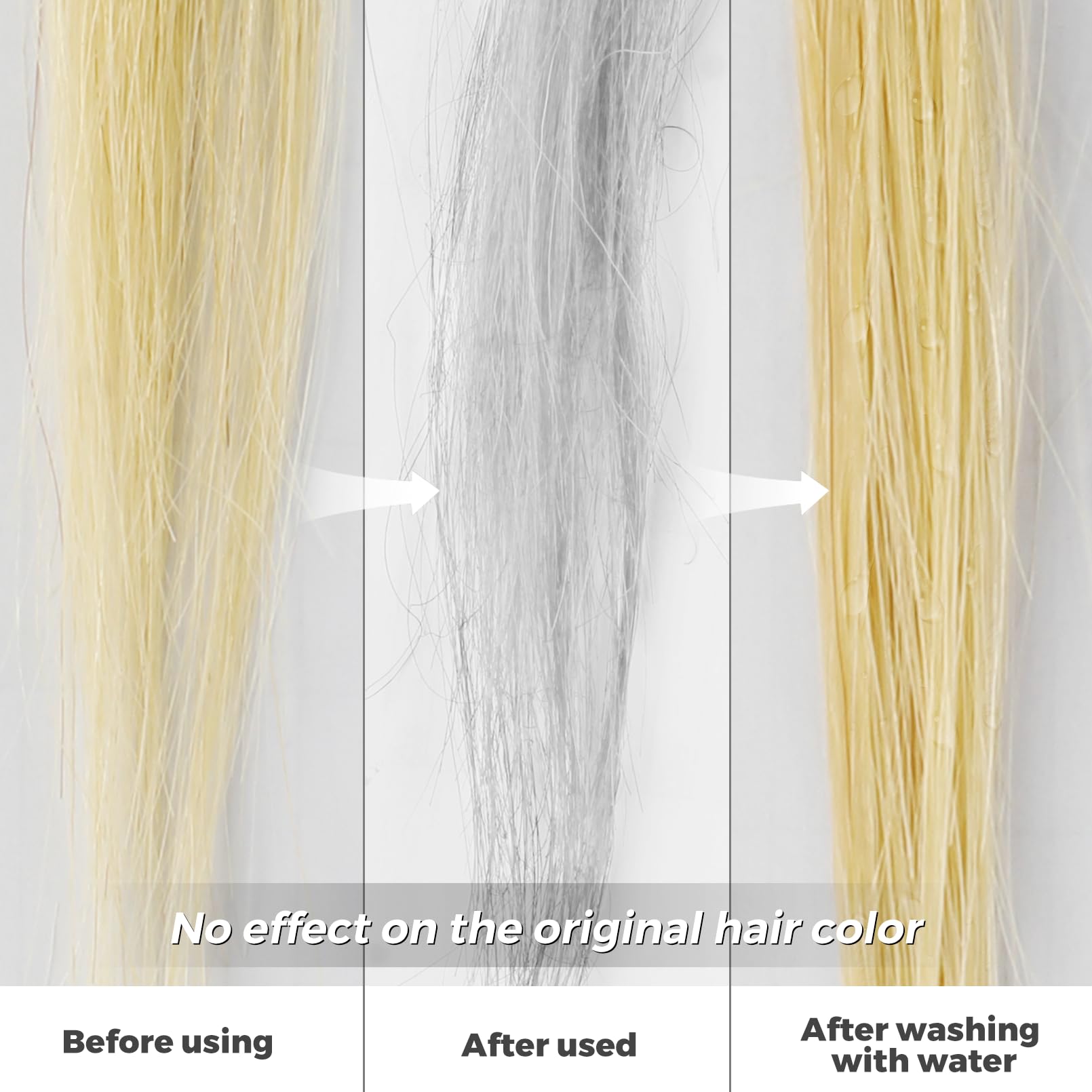 Sliver Gray Temporary Hair Color Wax -SOVONCARE Washable Hair Dye for Men & Women, All-Day Hold Disposable Hair Styling Clays for Party, Cosplay & Daily 4.23 oz