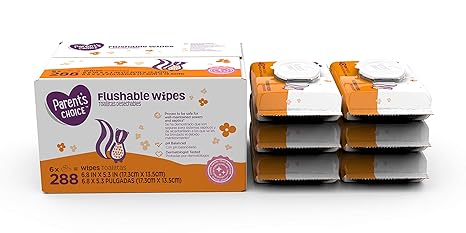 walmart parent's choice flushable wipes