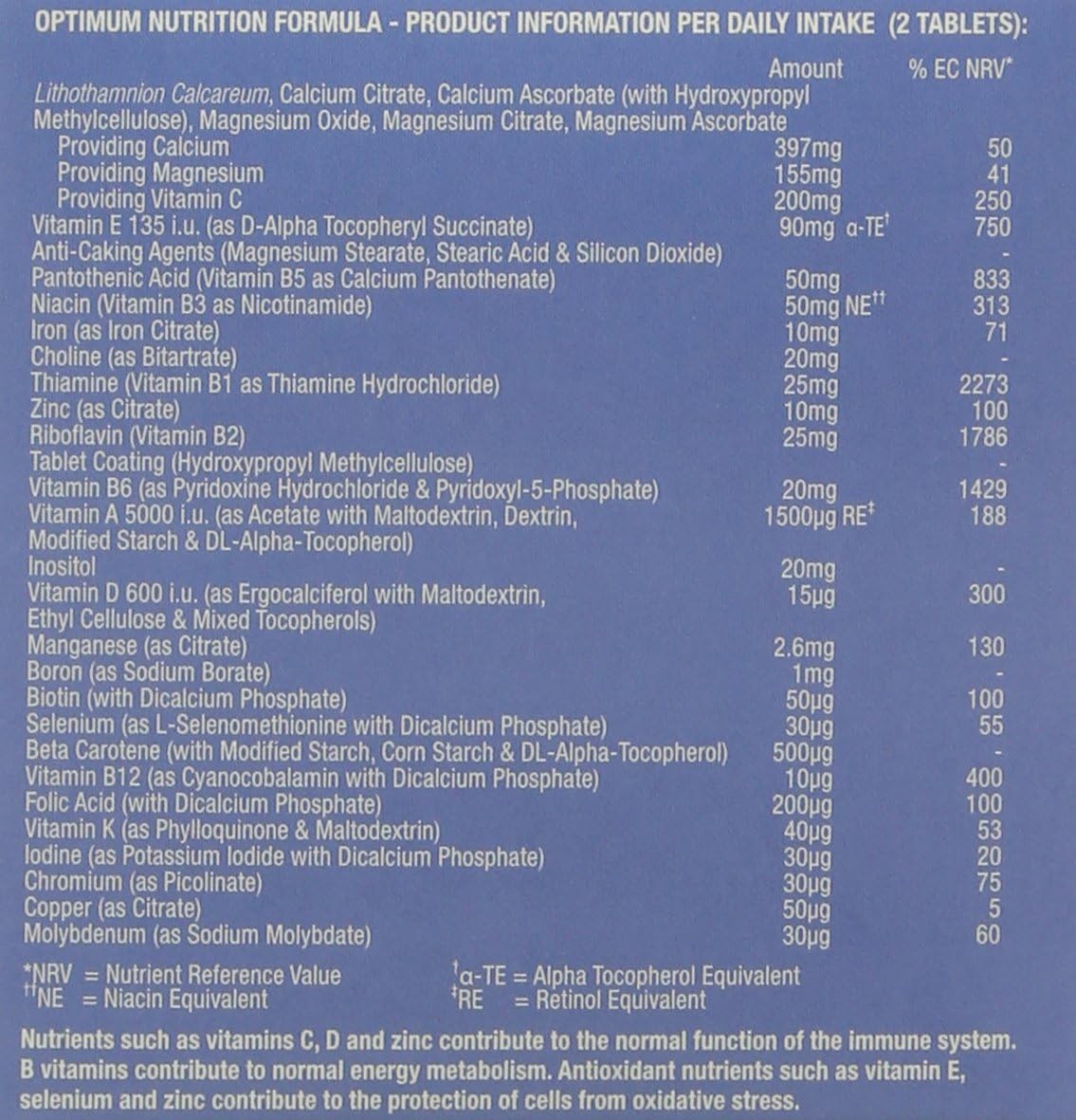 Patrick HOLFORD 100% Health Pack/Comprehensive Daily Supplement Programme/for Age 40+ / Vitamins - Image 3