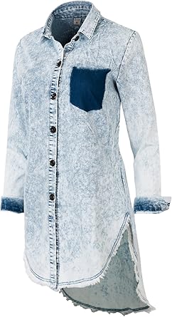 ice blue denim shirt