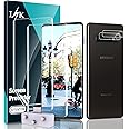 [2+2 Pack] LK Compatible for Samsung Galaxy S10 6.1inch, 2 Pack Flexible TPU Screen Protector and 2 Pack Camera Lens Protecto