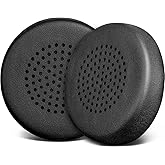 SOULWIT Earpads Replacement for Skullcandy Uproar Wired/Wireless Bluetooth On-Ear Headphones, Ear Pads Cushions with Softer Leather, Noise Isolation Foam - Black