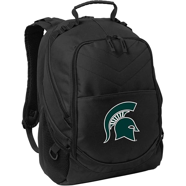 Broad Bay Michigan State University Backpack - MEDIUM SIZE - Classic Style MSU Spartans Backpack - Lightweight