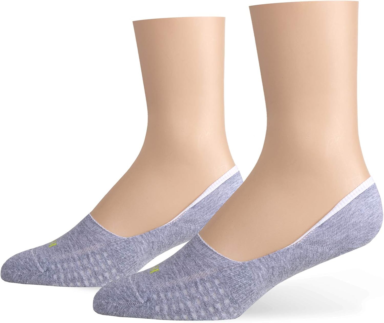 HUE Women's Air Cushion No-Show Liner Socks, 3-Pair, light charcoal heather/Grey, One Size at  Women’s Clothing store