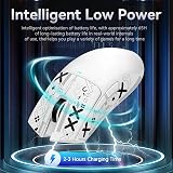 ATTACK SHARK X11 Gaming Mouse with Magnetic Dock 22000 DPI 3 Modes White view 5