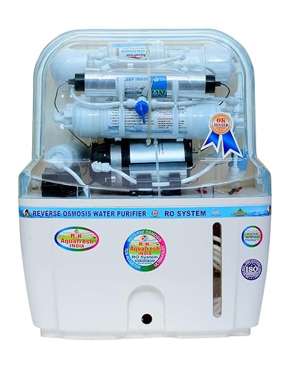 R.K. Aqua Fresh India 15-Liters RO+UV+UF+TDS Adjuster Water Purifier (White)