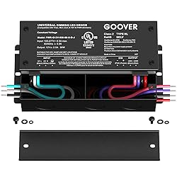GOOVER 30W Dimmable LED Driver, AC 100V-277V to DC