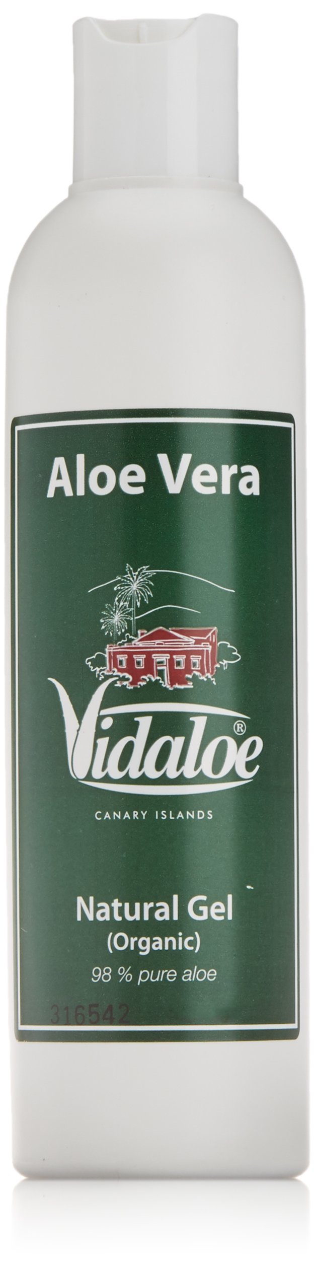 Vidaloe Natural Gel (organic) 98% Aloe Vera 250ml