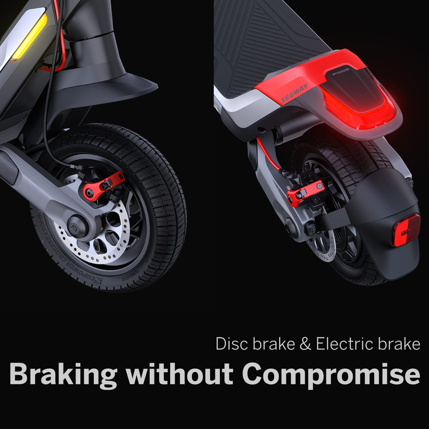 Segway Ninebot P65 Electric Scooter - 500W Motor, 40.4 Miles Long Range & 25 Mph, w/t 10.5