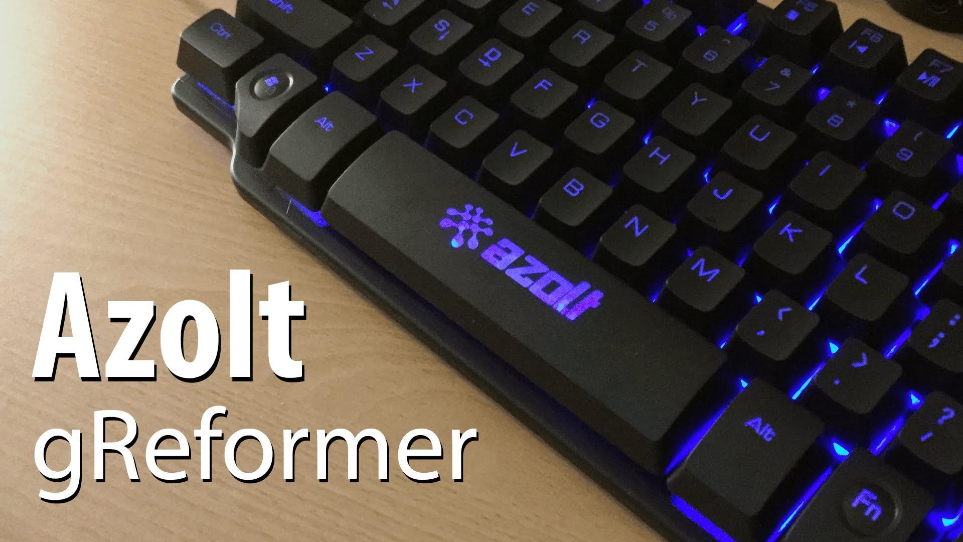 gReformer Half Mechanical USB Backlit Gaming Keyboard for FPS/MMO/LOL