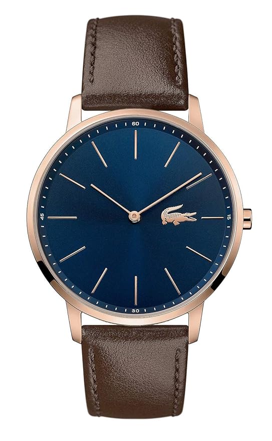 Lacoste Reloj Analógico para Hombre de Cuarzo con Correa en Cuero 2011018