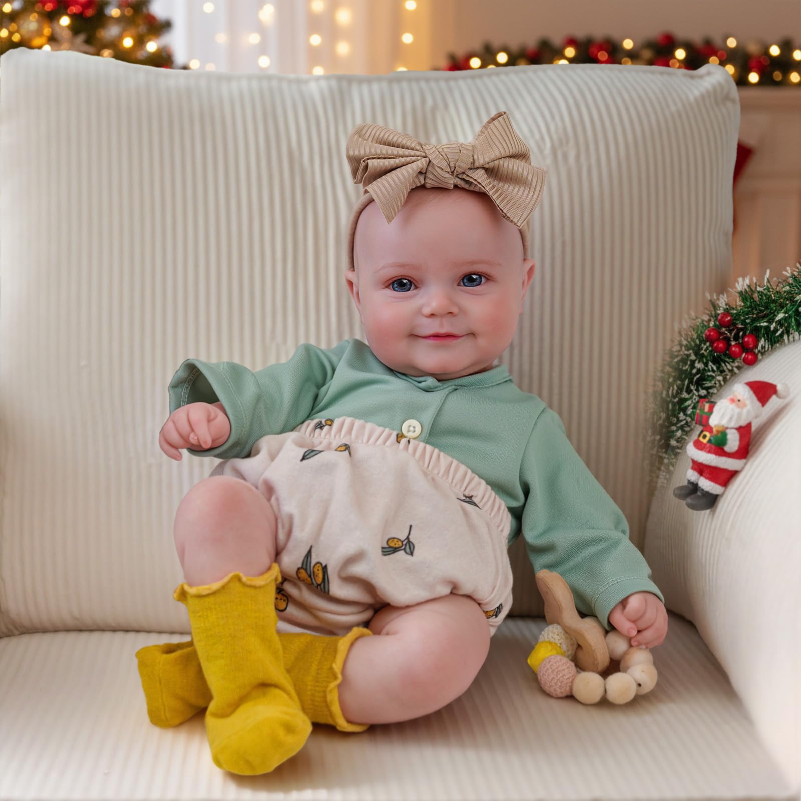BABESIDE Reborn Baby Dolls, 20Inch Cute Soft Vinyl Realistic-Newborn Baby Doll Poseable Real Life Lifelike Baby Dolls w/Doll Accessories for 3+ Year Old Girls