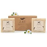 Z&AElig;T Chamomile Soap Bar, Natural Bar Soap Formula for Hands &amp; Body, 2 Pack | Chamomile Bar Soap, Handmade Soap, Organic chamomile soap bar natural, Chamomile soap bars, Natural Soap Bar