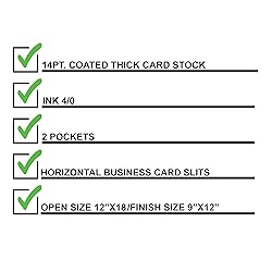 RE/MAX Folders "N01-White" 25 Pack