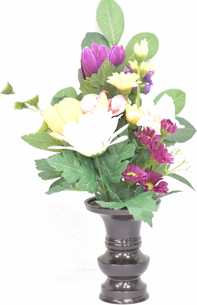 Amazon 仏壇用のお花 仏花 造花なのでとても長持ち 造花で水換え不要 造花 オンライン通販